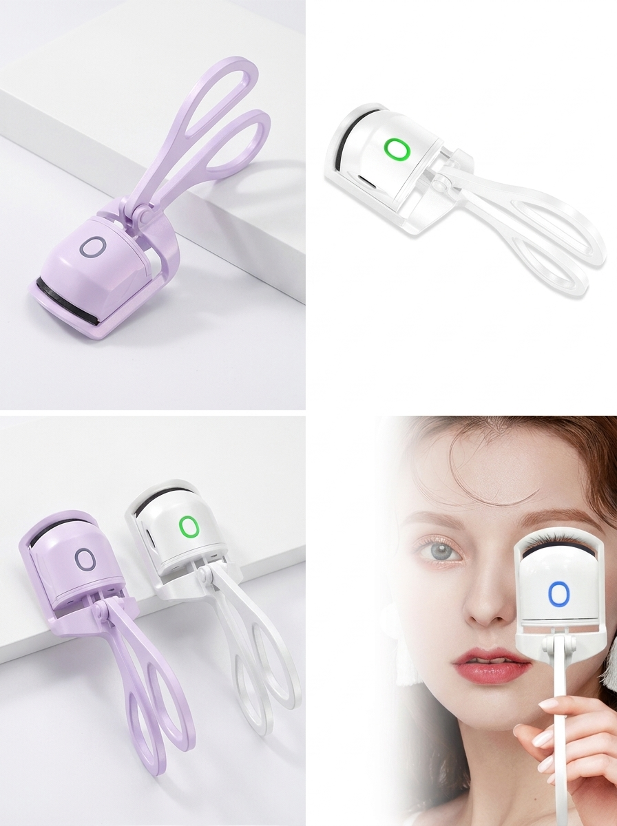 Elektrická žehlička na řasy – nabíjecí, 2 teploty, dlouhotrvající efekt